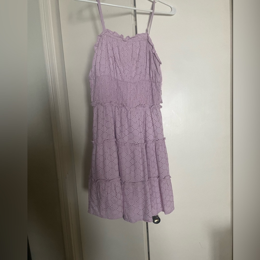 Lavender spring dress